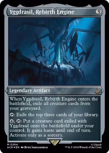 Yggdrasil, Rebirth Engine (Foil Etched) (264), Universes Beyond: Assassin's Creed — Magic card price
