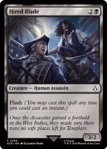 Hired Blade (299), Universes Beyond: Assassin's Creed — Magic card price