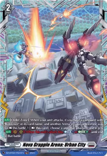 Nova Grapple Arena: Urban City (FR) (DZ-BT02/FR24EN), DZ-BT02: Illusionless Strife — Vanguard card price