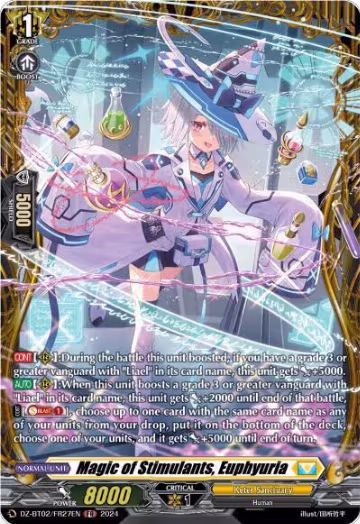 Magic of Stimulants, Euphyuria (FR) (DZ-BT02/FR27EN), DZ-BT02: Illusionless Strife — Vanguard card price