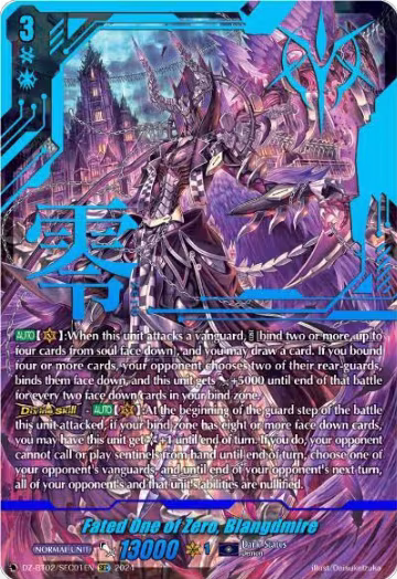 Fated One of Zero, Blangdmire (SEC) (DZ-BT02/SEC01EN) — card price