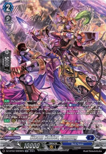 Steam Raider, Zamuug (SR) (DZ-BT02/SR09EN), DZ-BT02: Illusionless Strife — Vanguard card price