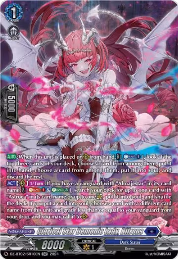 Clerical Star Demonic Lady, Bifrons (SR) (DZ-BT02/SR10EN), DZ-BT02: Illusionless Strife — Vanguard card price