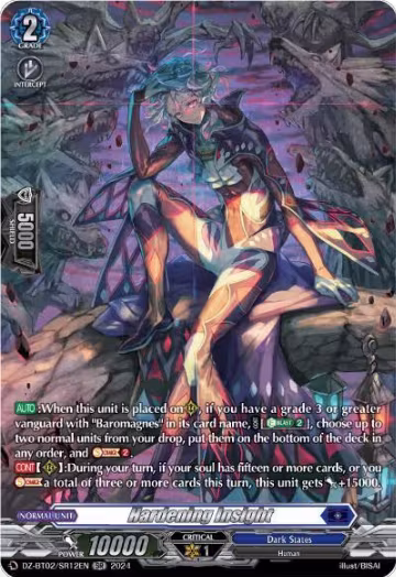 Hardening Insight (SR) (DZ-BT02/SR12EN), DZ-BT02: Illusionless Strife — Vanguard card price
