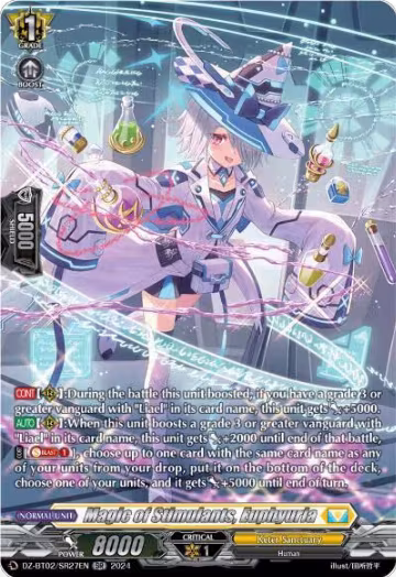 Magic of Stimulants, Euphyuria (SR) (DZ-BT02/SR27EN), DZ-BT02: Illusionless Strife — Vanguard card price