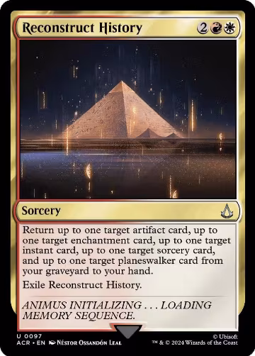 Reconstruct History (97), Universes Beyond: Assassin's Creed — Magic card price