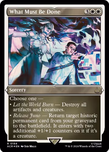 What Must Be Done (Foil Etched) (184), Universes Beyond: Assassin's Creed — Magic card price