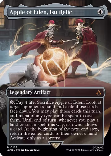 Apple of Eden, Isu Relic (Borderless) (122), Universes Beyond: Assassin's Creed — Magic card price
