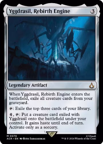 Yggdrasil, Rebirth Engine (78), Universes Beyond: Assassin's Creed — Magic card price