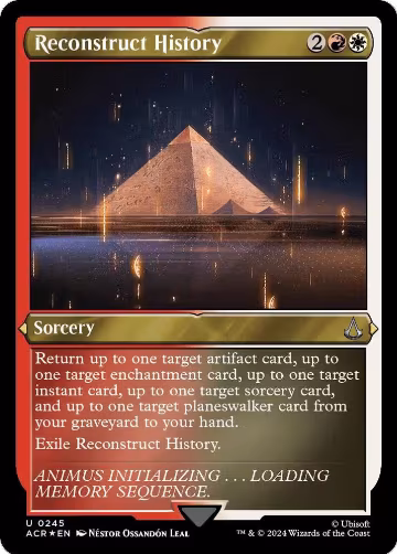 Reconstruct History (Foil Etched) (245), Universes Beyond: Assassin's Creed — Magic card price