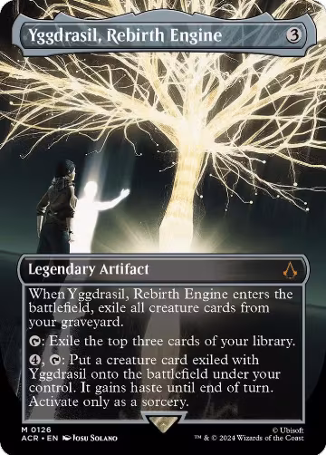 Yggdrasil, Rebirth Engine (Borderless) (126), Universes Beyond: Assassin's Creed — Magic card price