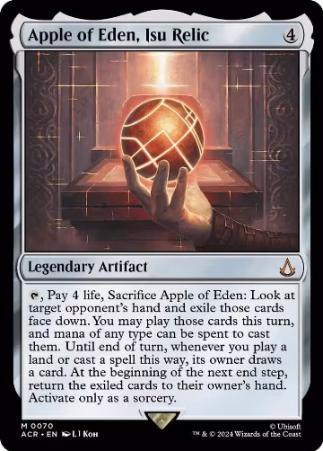 Apple of Eden, Isu Relic (70), Universes Beyond: Assassin's Creed — Magic card price