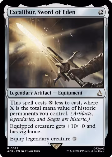 Excalibur, Sword of Eden (72), Universes Beyond: Assassin's Creed — Magic card price
