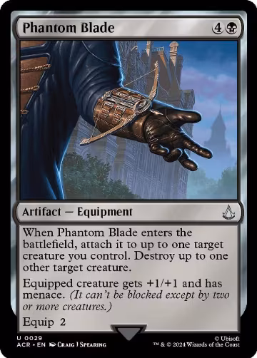 Phantom Blade (29), Universes Beyond: Assassin's Creed — Magic card price