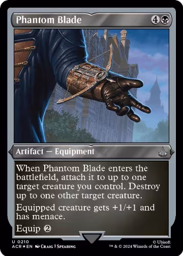Phantom Blade (Foil Etched) (210), Universes Beyond: Assassin's Creed — Magic card price