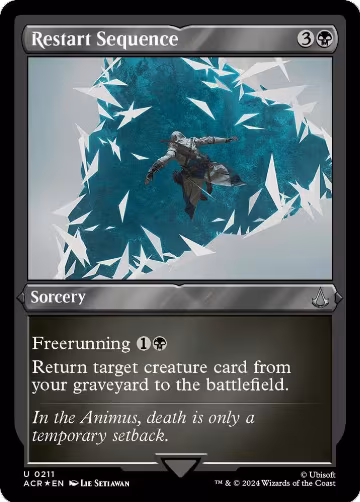 Restart Sequence (Foil Etched) (211), Universes Beyond: Assassin's Creed — Magic card price
