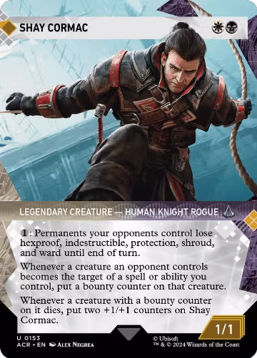 Shay Cormac (Showcase) (153), Universes Beyond: Assassin's Creed — Magic card price