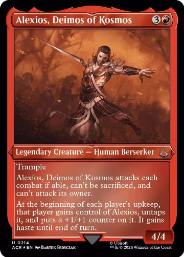 Alexios, Deimos of Kosmos (Foil Etched) (214), Universes Beyond: Assassin's Creed — Magic card price