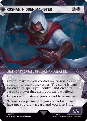 Roshan, Hidden Magister (Showcase) (133), Universes Beyond: Assassin's Creed — Magic card price