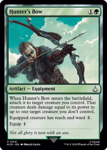 Hunter's Bow (41), Universes Beyond: Assassin's Creed — Magic card price