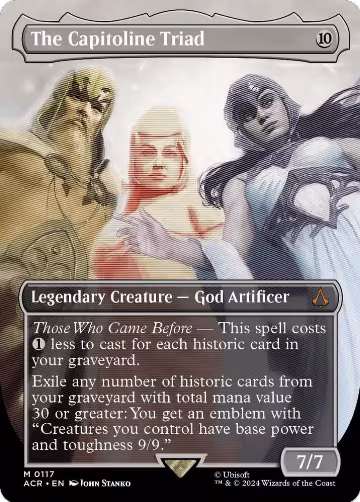 The Capitoline Triad (Borderless) (117), Universes Beyond: Assassin's Creed — Magic card price