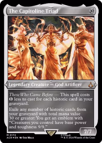 The Capitoline Triad (Foil Etched) (172), Universes Beyond: Assassin's Creed — Magic card price