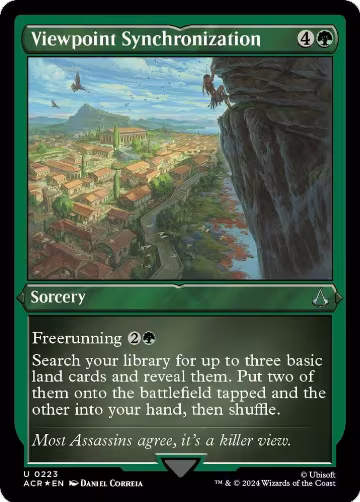 Viewpoint Synchronization (Foil Etched) (223), Universes Beyond: Assassin's Creed — Magic card price