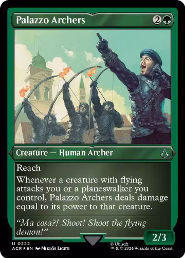 Palazzo Archers (Foil Etched) (222), Universes Beyond: Assassin's Creed — Magic card price
