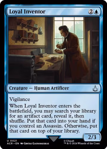 Loyal Inventor (21), Universes Beyond: Assassin's Creed — Magic card price