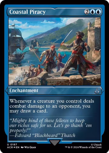 Coastal Piracy (Foil Etched) (187), Universes Beyond: Assassin's Creed — Magic card price
