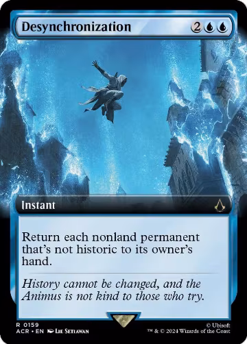 Desynchronization (Extended Art) (159), Universes Beyond: Assassin's Creed — Magic card price