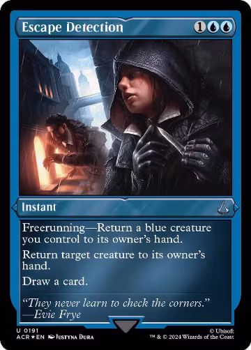 Escape Detection (Foil Etched) (191), Universes Beyond: Assassin's Creed — Magic card price