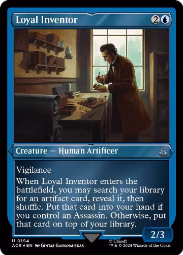 Loyal Inventor (Foil Etched) (194), Universes Beyond: Assassin's Creed — Magic card price