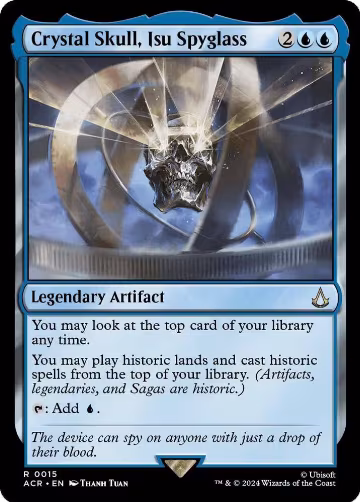 Crystal Skull, Isu Spyglass (15), Universes Beyond: Assassin's Creed — Magic card price