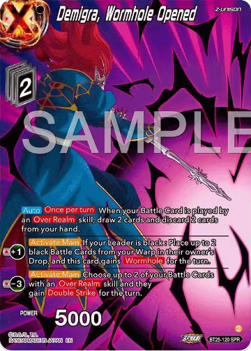 Demigra, Wormhole Opened (SPR) (BT25-120), Legend of the Dragon Balls — DB Super card price