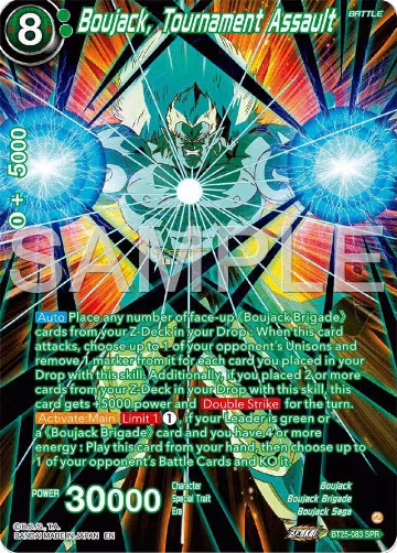 Boujack, Tournament Assault (SPR) (BT25-083), Legend of the Dragon Balls — DB Super card price
