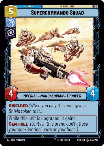 Supercommando Squad (034/262), Shadows of the Galaxy — Star Wars card price