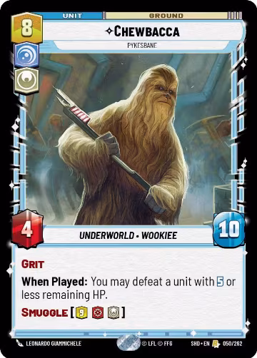 Chewbacca - Pykesbane (050/262), Shadows of the Galaxy — Star Wars card price