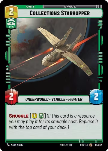 Collections Starhopper (111/262), Shadows of the Galaxy — Star Wars card price