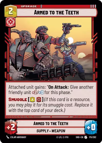 Armed to the Teeth (175/262), Shadows of the Galaxy — Star Wars card price