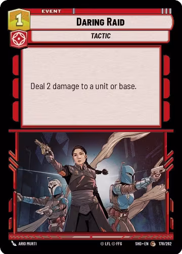 Daring Raid (178/262), Shadows of the Galaxy — Star Wars card price