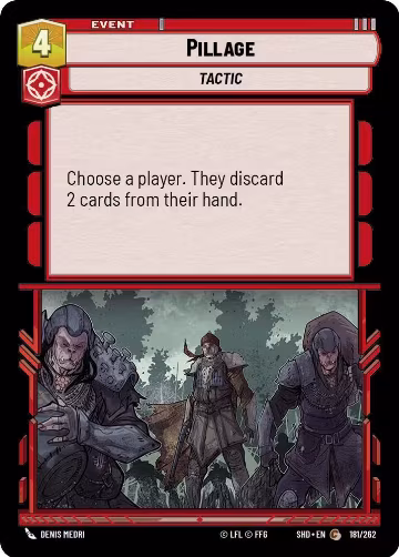 Pillage (181/262), Shadows of the Galaxy — Star Wars card price