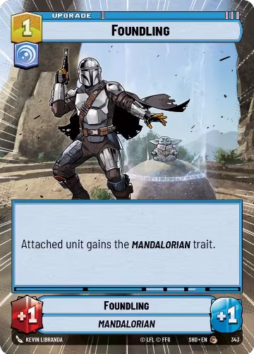 Foundling (Hyperspace) (343), Shadows of the Galaxy — Star Wars card price
