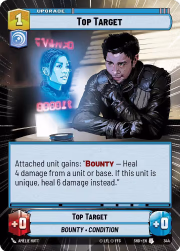Top Target (Hyperspace) (344), Shadows of the Galaxy — Star Wars card price