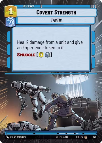 Covert Strength (Hyperspace) (348), Shadows of the Galaxy — Star Wars card price