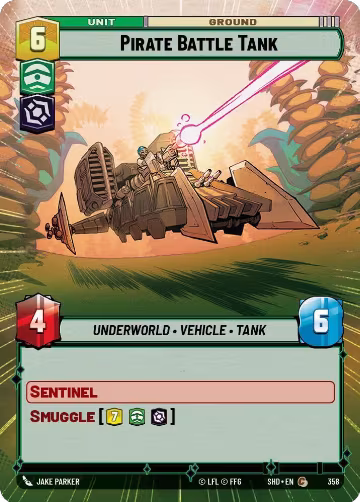 Pirate Battle Tank (Hyperspace) (358), Shadows of the Galaxy — Star Wars card price
