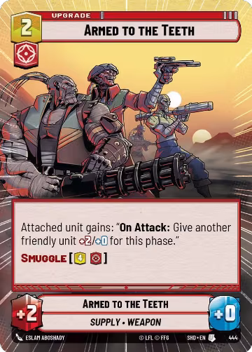 Armed to the Teeth (Hyperspace) (444), Shadows of the Galaxy — Star Wars card price