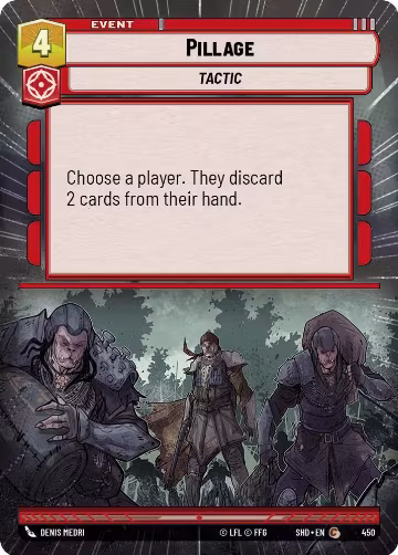 Pillage (Hyperspace) (450), Shadows of the Galaxy — Star Wars card price