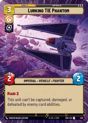 Lurking TIE Phantom (Hyperspace) (456), Shadows of the Galaxy — Star Wars card price