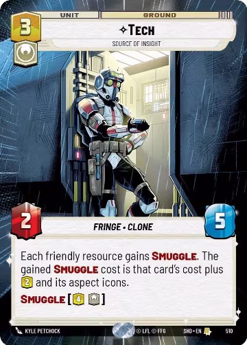 Tech - Source of Insight (Hyperspace) (510), Shadows of the Galaxy — Star Wars card price